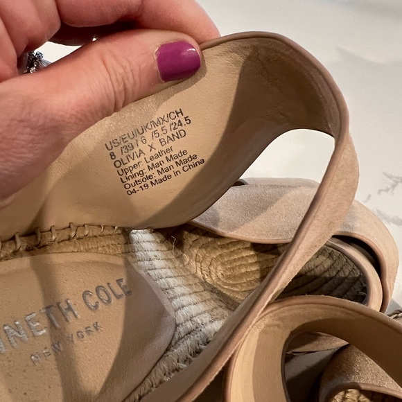 Kenneth Cole Espadrilles SZ 8 “Olivia X Band” - Picture 7 of 9